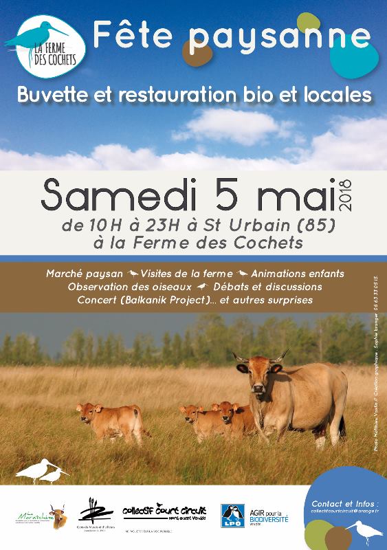 Fête paysanne des Cochets, à Saint-Urbain (Vendée)