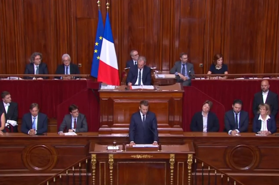 Dans son discours au Congrès, Macron oublie l'environnement