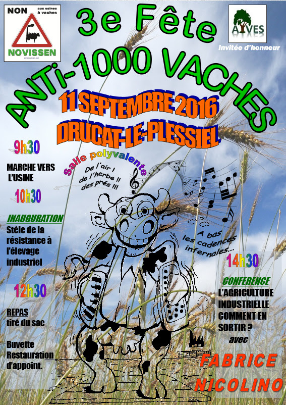 Fête Anti 1000 Vaches à Drucat-le-Plessiel (Somme)