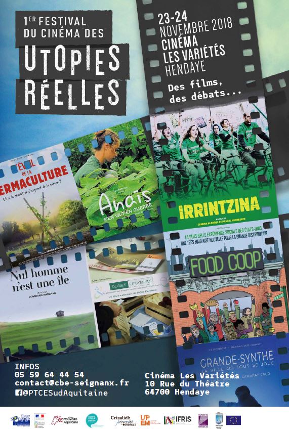 Festival de Cinéma des utopies réelles, à Hendaye (Pyrénées-Atlantiques)