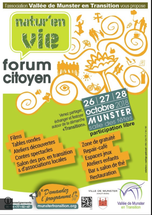Natur'en vie, forum citoyen, à Munster (Haut-Rhin)