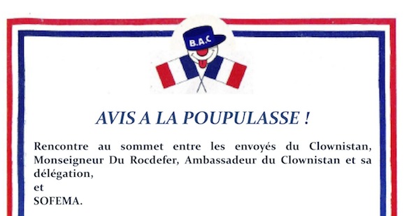Les clowns ont acheté 500 chars et 20 hélicoptères