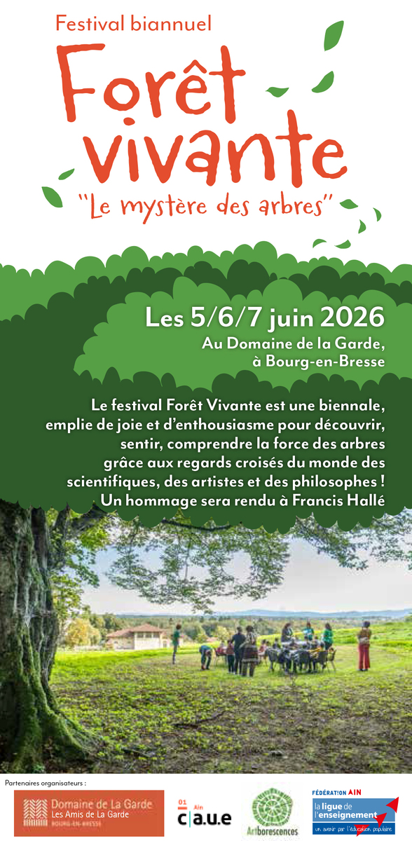 «<small class="fine d-inline"> </small>Festival Forêt vivante<small class="fine d-inline"> </small>», à Bourg-en-Bresse (Ain)