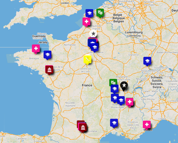 Une carte pour rendre visible la crise des contrats aidés