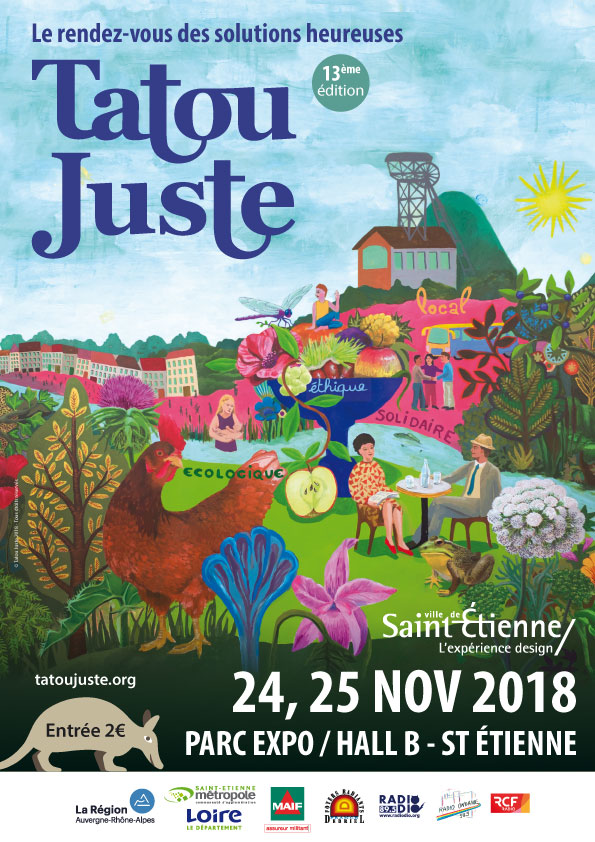 Salon Tatou juste, à Saint-Étienne (Loire)