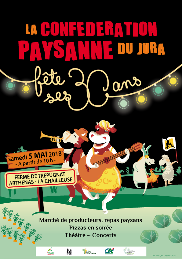 30 ans de la Conf du Jura - fête paysanne 2018, à Arthenas (Jura)