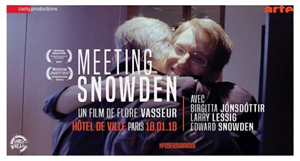 Meeting Snowden : Projection et rencontre avec la réalisatrice du documentaire, à Paris