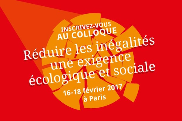 Colloque «<small class="fine d-inline"> </small>Réduire les inégalités : une exigence écologique et sociale<small class="fine d-inline"> </small>», à Paris