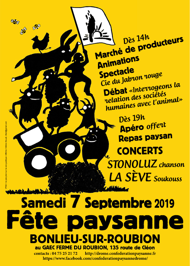 Fête de la Conf' de la Drôme, à Bonlieu-sur-Roubion (Drôme)