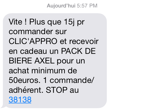 Un pack de bière offert pour l'achat de 50 € de pesticides<small class="fine d-inline"> </small>!