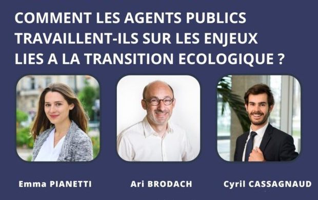 Service public et transition écologique, conférence-métier, à Paris