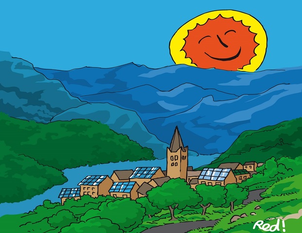 Le village où les habitants gèrent eux-mêmes l'énergie du soleil