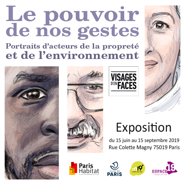 Exposition «<small class="fine d-inline"> </small>Le pouvoir de nos gestes - Portraits d'acteurs de la propreté et de l'environnement<small class="fine d-inline"> </small>», à Paris