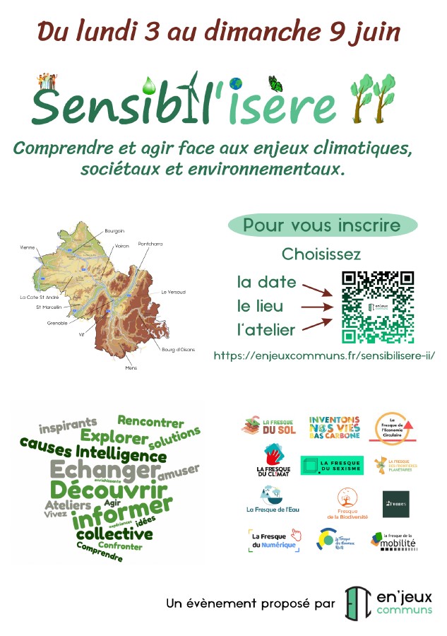 Sensibil'Isère <span class="caps">II</span>, dans le département