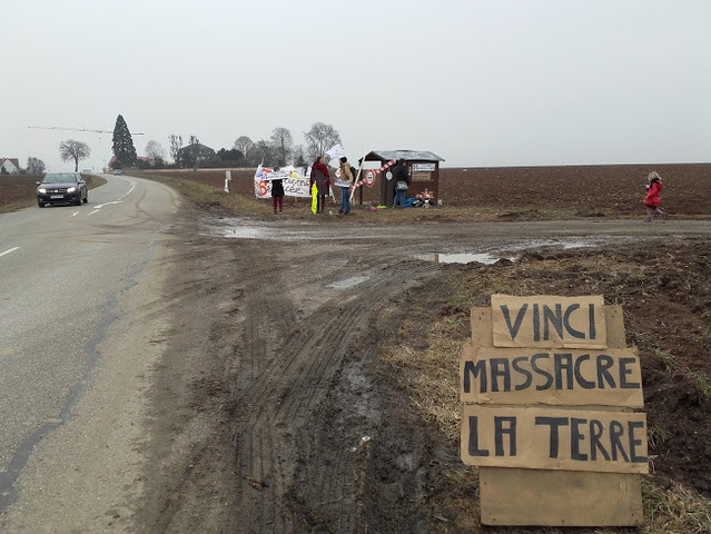 Deux cabanes occupées contre le Grand Contournement Ouest de Strasbourg 