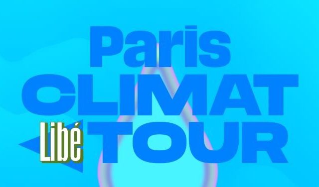 «<small class="fine d-inline"> </small>Climat Libé Tour Paris, spécial eau<small class="fine d-inline"> </small>», à Paris
