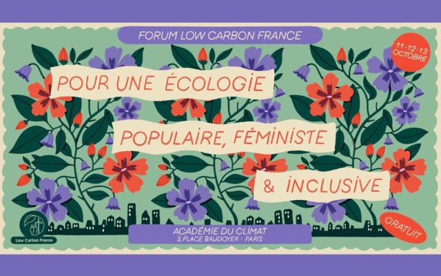 Forum Low Carbon, à Paris