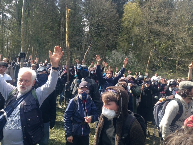 Notre-Dame-des-Landes : sur la Zad, manifestation sereine et déterminée