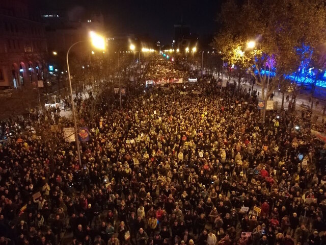 A Madrid, une manifestation massive pour le climat