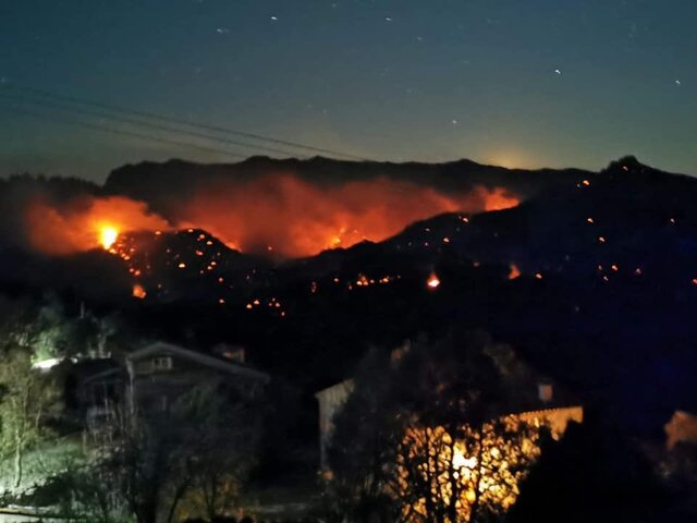 En Corse, un incendie ravage 1.100 hectares