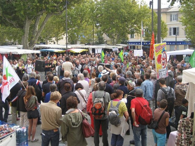 Manifestation contre la désastreuse centrale à biomasse de Gardanne