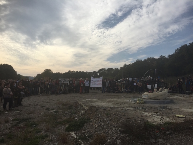 A Sivens, l'émouvant hommage rendu à la mémoire de Rémi Fraisse