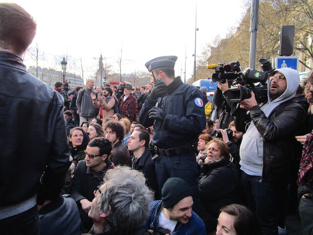 La Nuit Debout placée sous pression policière