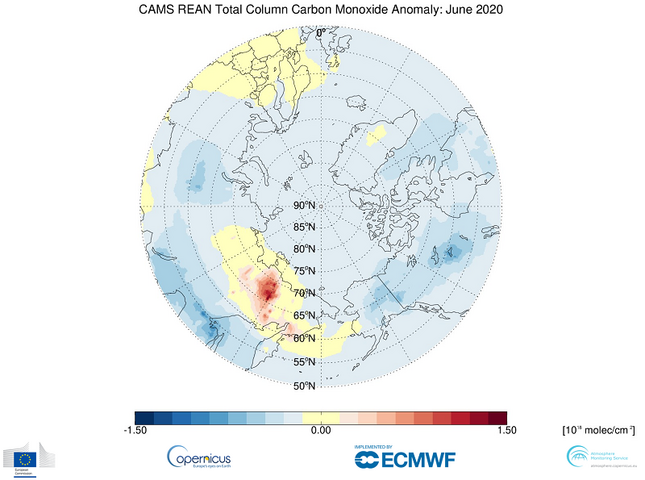 Cet été, l'Arctique et l'Amérique du Nord ont connu des feux record