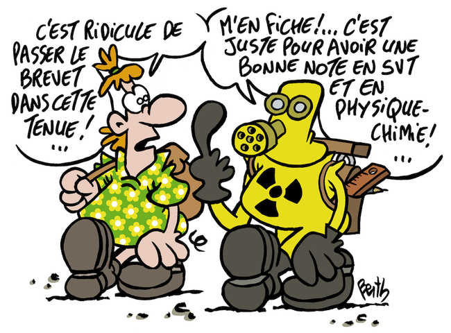 A l'examen du brevet des collèges, une propagande subtilement nucléariste