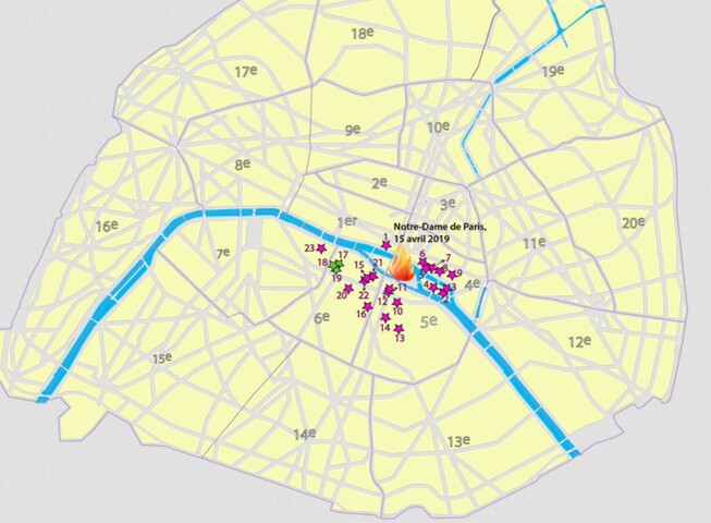 Des écoles et lycées parisiens encore contaminés par le plomb de Notre-Dame