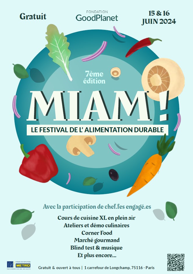 Le Festival Miam<small class="fine d-inline"> </small>! dédié à l'alimentation durable, à Paris