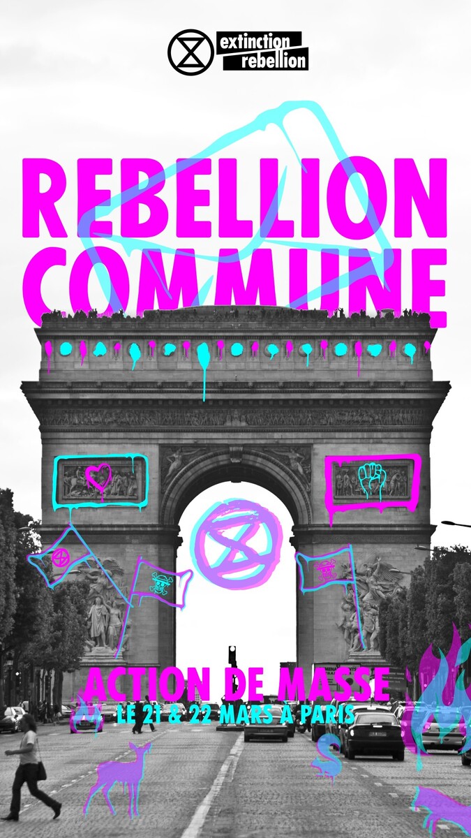 «<small class="fine d-inline"> </small>Rebellion commune<small class="fine d-inline"> </small>», à Paris