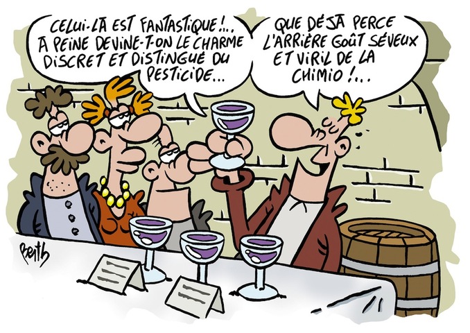 Les pesticides déforment le goût du vin