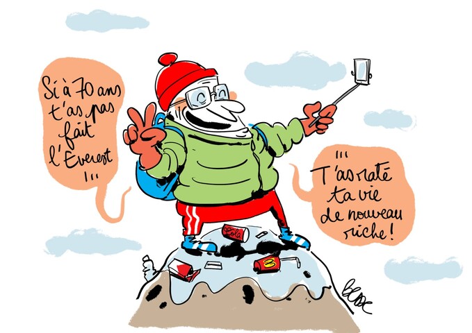«<small class="fine d-inline"> </small>Conquête<small class="fine d-inline"> </small>» de l'Everest : 70 ans de saccage