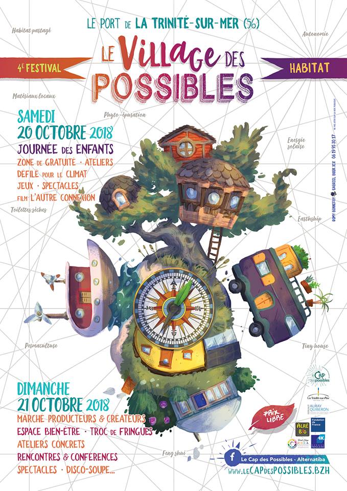 Le village des possibles de La Trinité-sur-Mer (Morbihan)