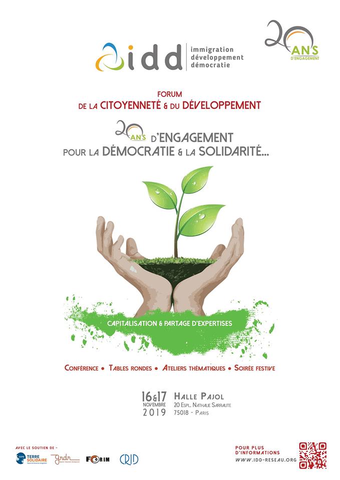 Forum de la citoyenneté & de la démocratie, à Paris