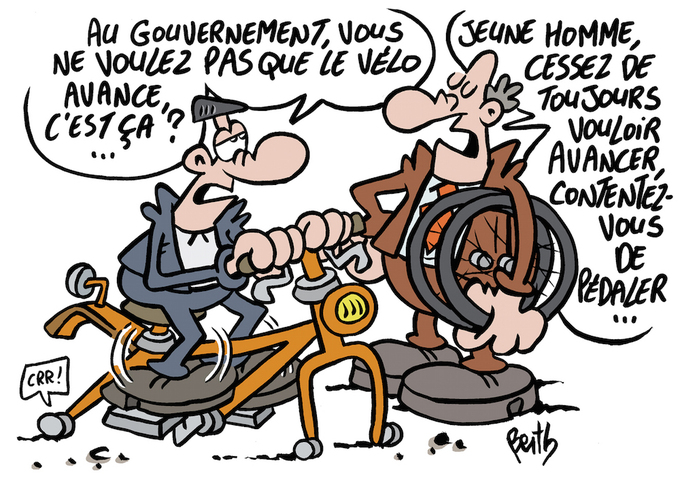 Le gouvernement célèbre la <span class="caps">COP</span> 21 par une mesure anti-vélo