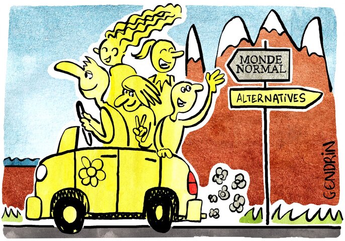 Les jeunes de l'«<small class="fine d-inline"> </small>Altercaravane<small class="fine d-inline"> </small>» dénichent des utopies concrètes