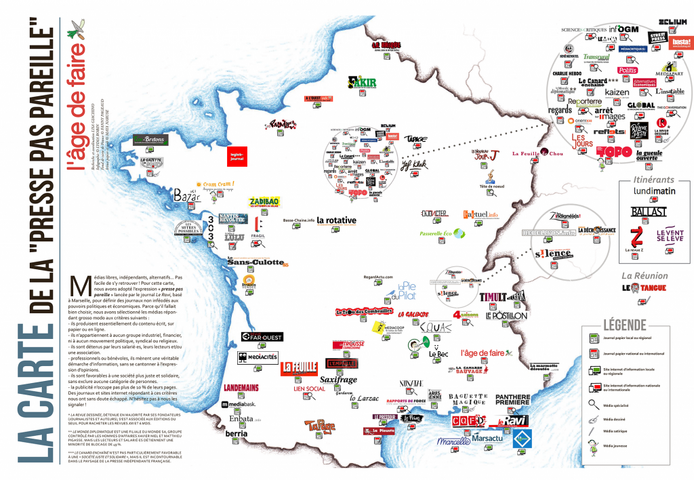 Les médias libres et indépendants existent, voici leur carte
