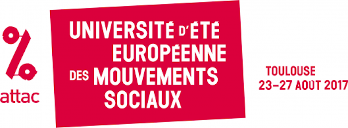 Université d'été européenne des mouvements sociaux, à Toulouse (Haute-Garonne), avec Reporterre