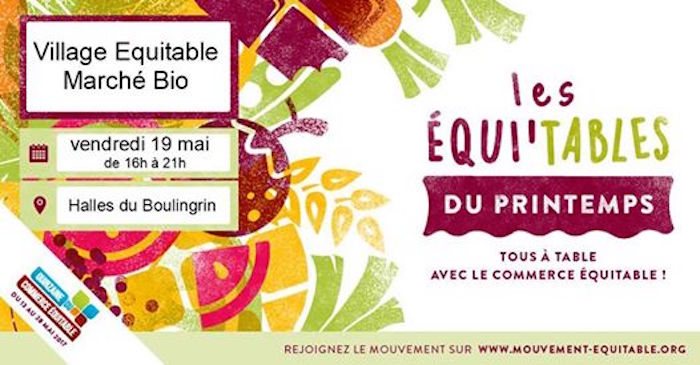 Fête les Équi'tables du printemps, à Reims (Marne)