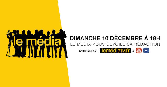Le Média présente sa rédaction en direct