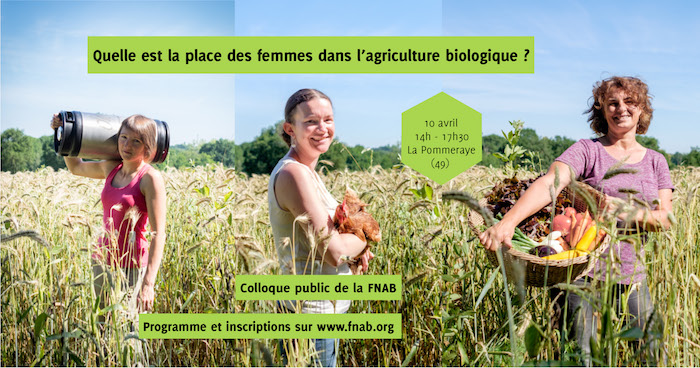 «<small class="fine d-inline"> </small>Quelle est la place des femmes dans l'agriculture biologique<small class="fine d-inline"> </small>?<small class="fine d-inline"> </small>», colloque à La Pommeraye (Maine-et-Loire)