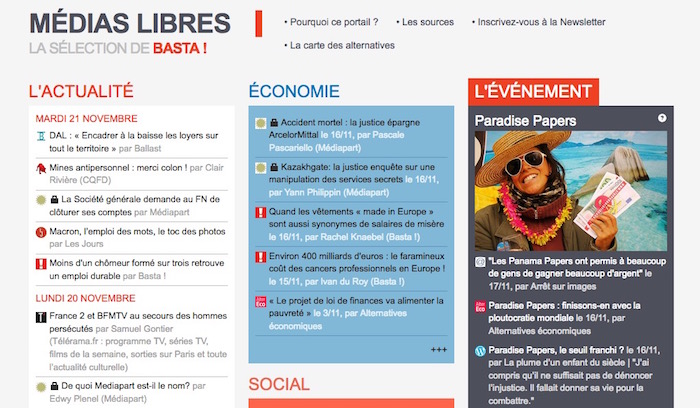 Le portail des médias libres