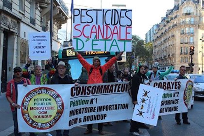 Marche pour interdire les pesticides, à Paris