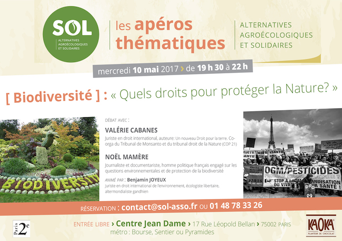 Quels droits pour protéger la nature<small class="fine d-inline"> </small>? soirée-débat à Paris
