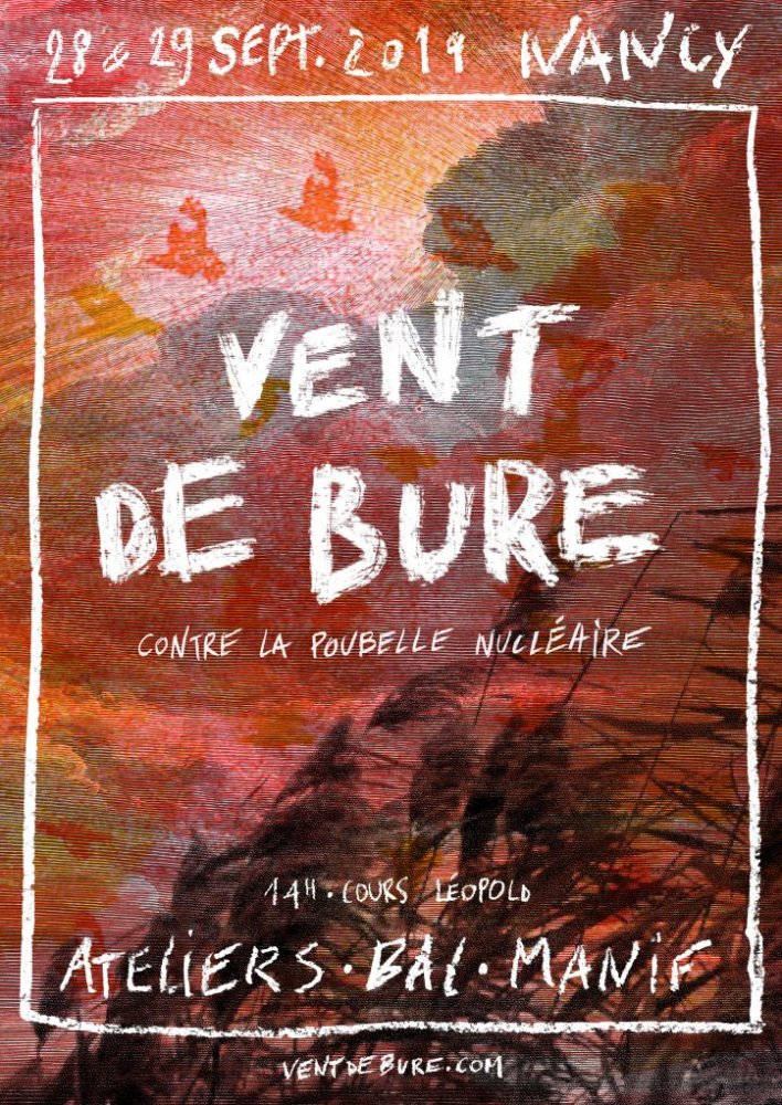 Vent de Bure contre la poubelle nucléaire, à Nancy (Meurthe-et-Moselle)