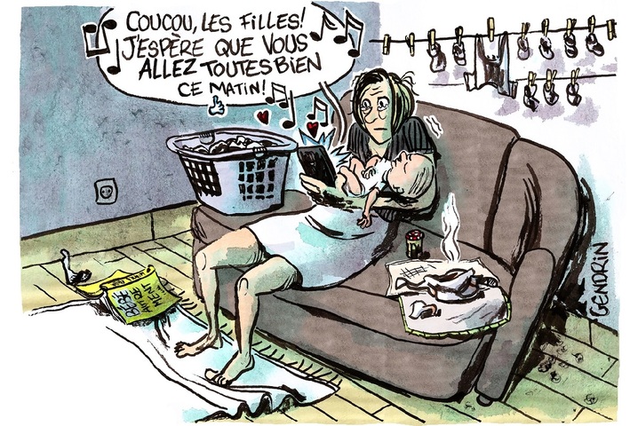 Une maternité plus «<small class="fine d-inline"> </small>naturelle<small class="fine d-inline"> </small>»... mais mamans sous pression