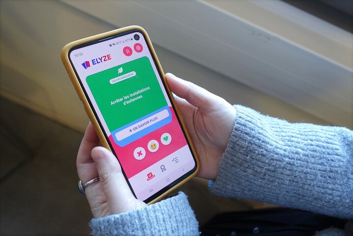 Elyze, l'application à succès qui veut revendre vos préférences politiques