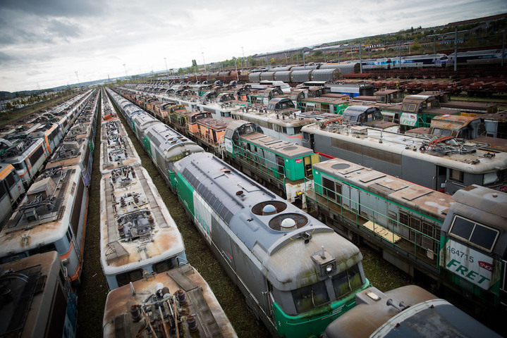 Le plus grand cimetière de locomotives de France, un immense gâchis